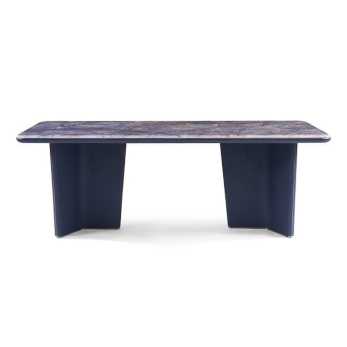 Bàn ăn đá marble kiểu Ý với thiết kế tối giản